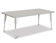 Berries® Rectangle Activity Table - 30" X 60", A-height - Freckled Gray/Gray/Gray