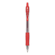 G2 Premium Gel Ink Retractable Pens, 0.5 mm Extra Fine, Red Ink, Refillable, 1 Dozen