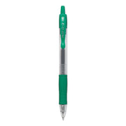 G2 Premium Gel Ink Retractable Pens - 0.5 mm Extra Fine Pen Point - Refillable - Retractable - Green Ink - Gel-based - Clear Barrel - 1 Dozen