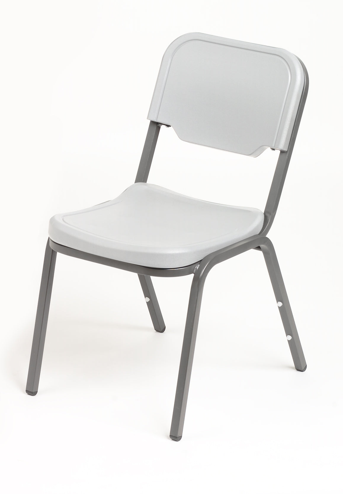Rough n Ready® 4 Pack Stack Chair, Platinum Granite