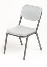 Rough n Ready® 4 Pack Stack Chair, Platinum Granite