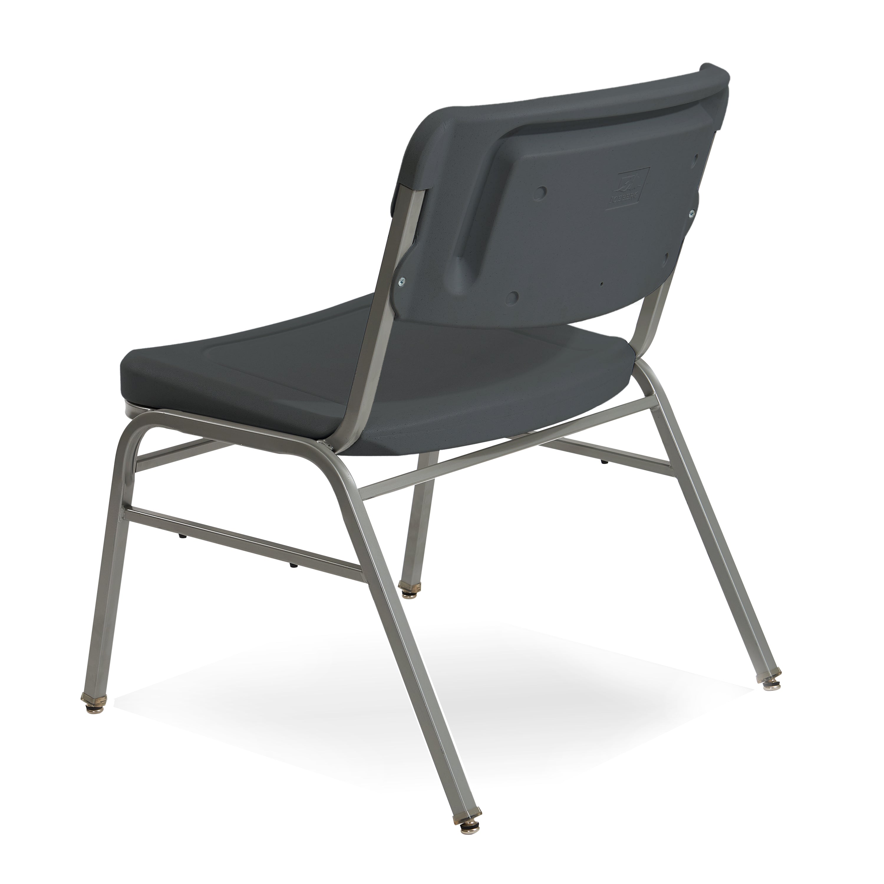 Rough n Ready® 4 Pack Big & Tall Stack Chair, Charcoal