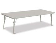 Berries® Rectangle Activity Table - 30" X 72", E-height - Freckled Gray/Gray/Gray