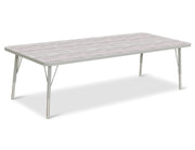Berries® Rectangle Activity Table - 30" X 72", E-height - Driftwood Gray/Gray/Gray
