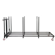 iGear™ Folding Table Cart, 20 Table Capacity, Steel - Black