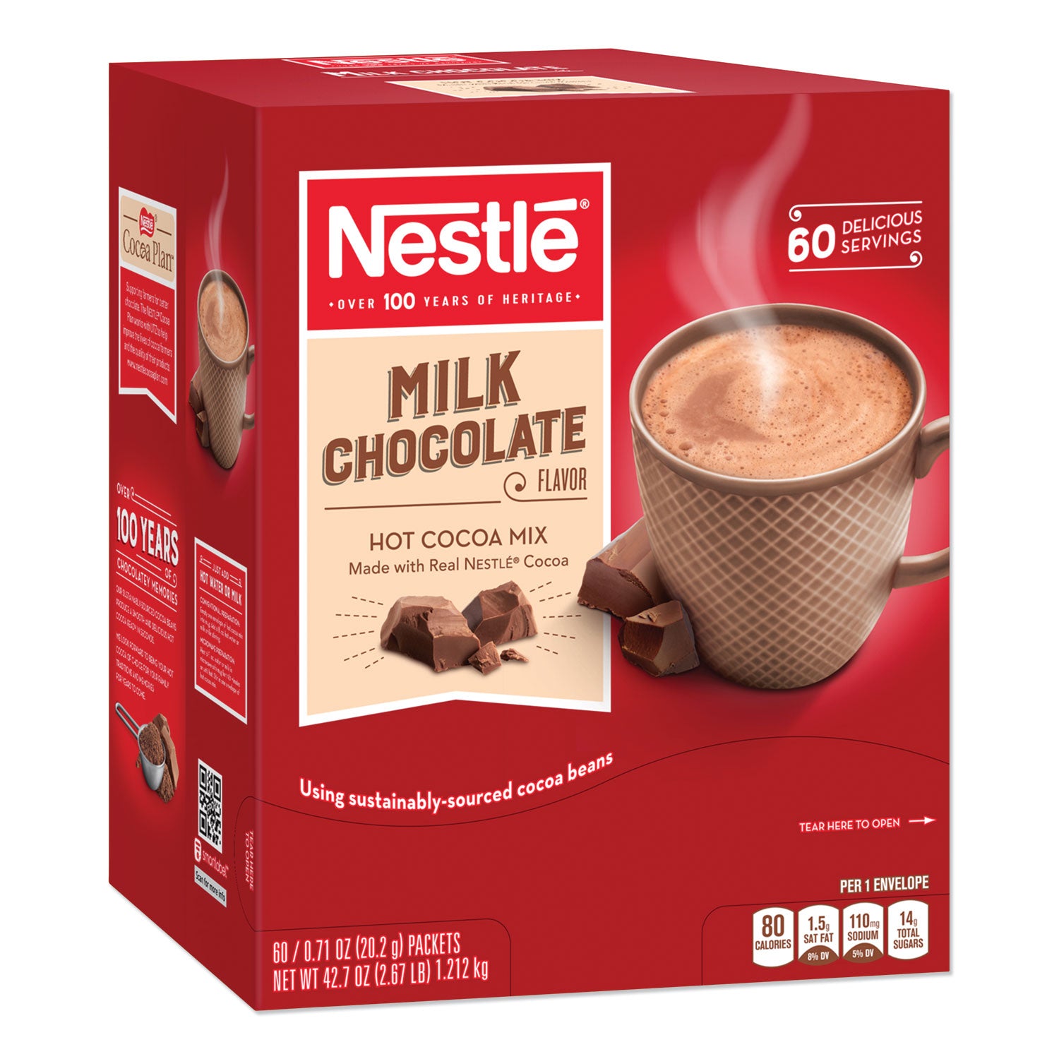 Hot Chocolate, Cocoa - 60 / Box