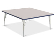 Berries® Square Activity Table - 48" X 48", E-height - Freckled Gray/Navy/Gray