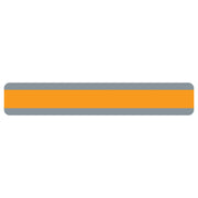Double Wide Sentence Strip Reading Guide, 1-1/4" x 7-1/4", Orange