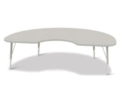 Berries® Kidney Activity Table - 48" X 72", E-height - Freckled Gray/Gray/Gray