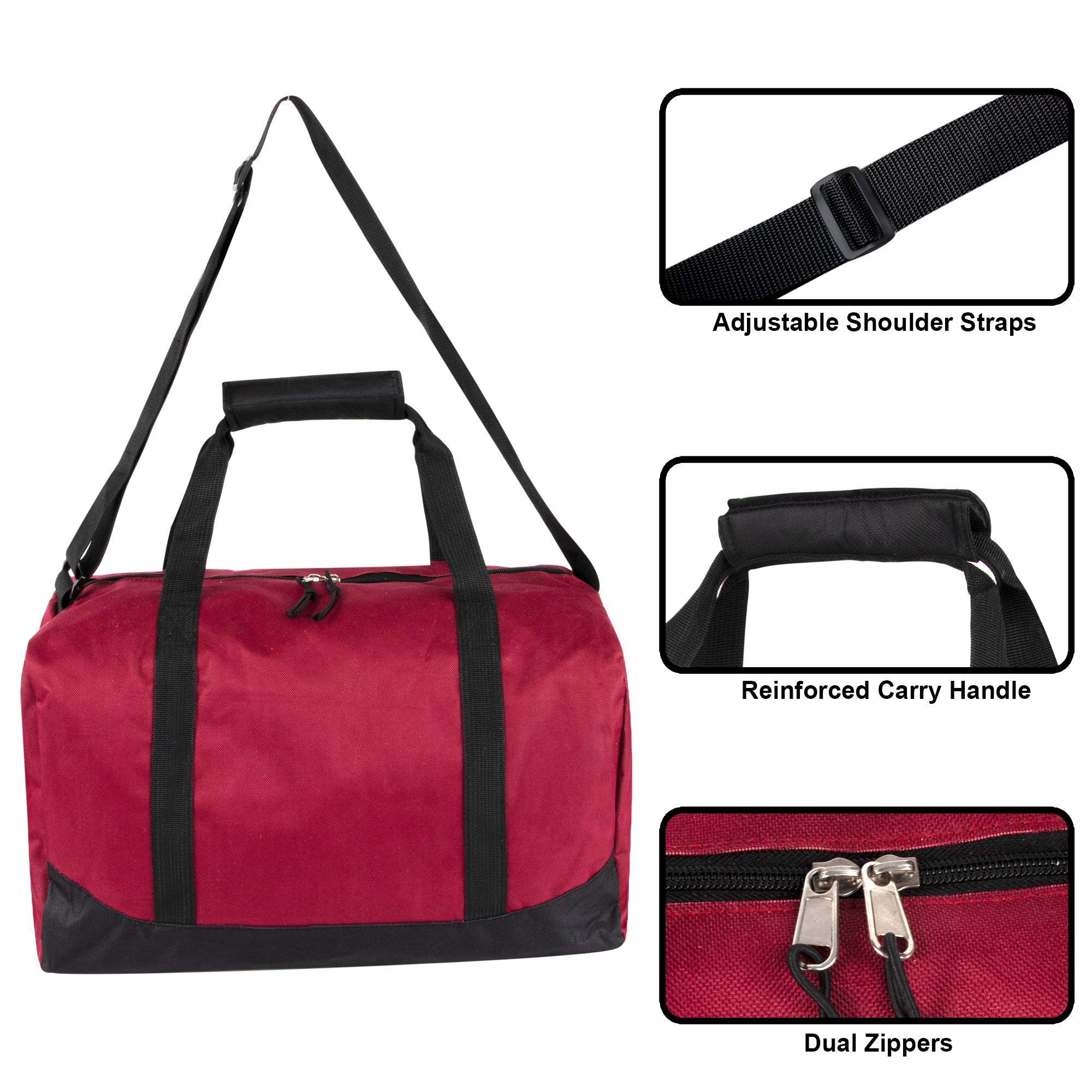 17 Inch Duffel Bag - Red - 24 in the Pack