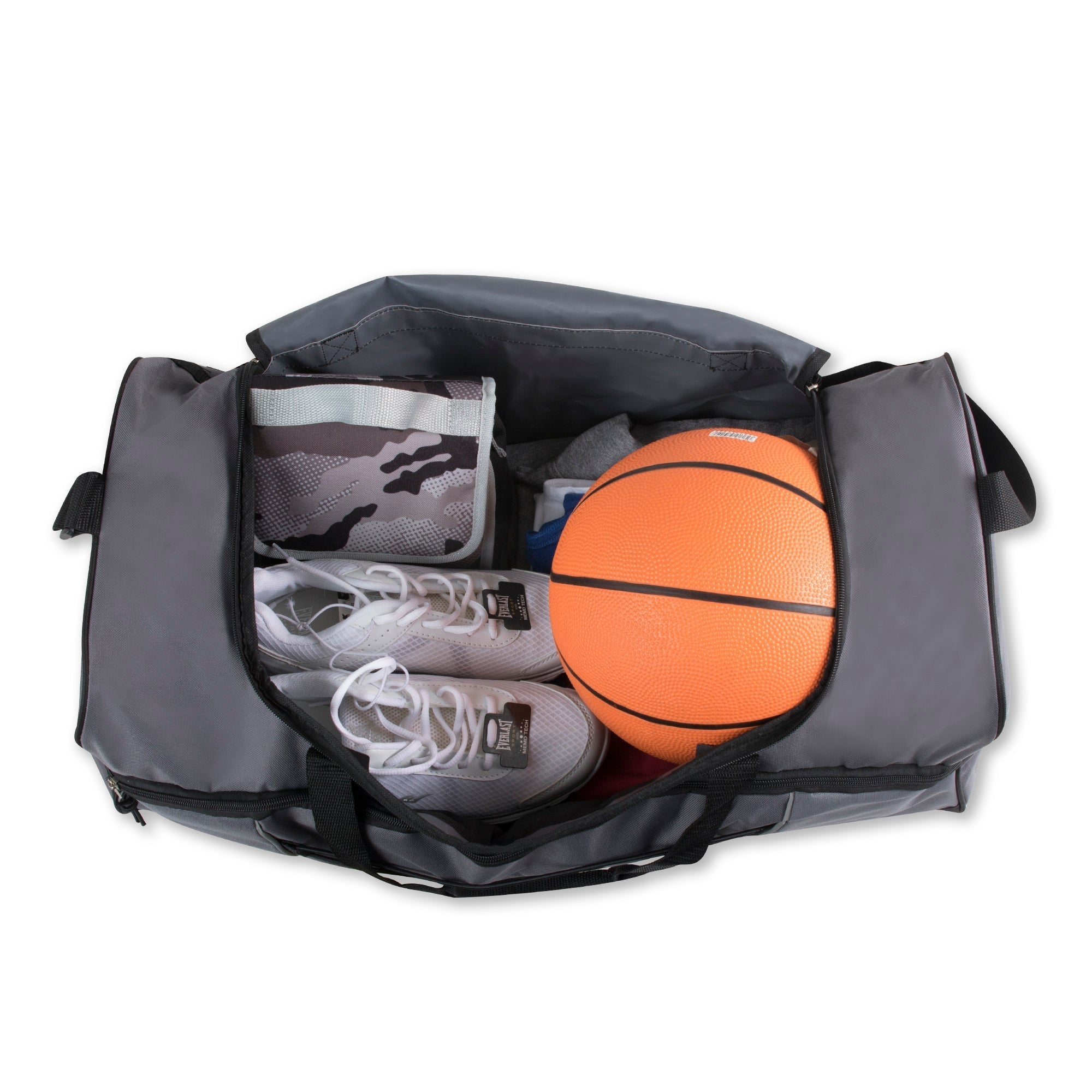 Trailmaker 26 Inch Bungee Duffel Bag - Grey - 24 in the Pack