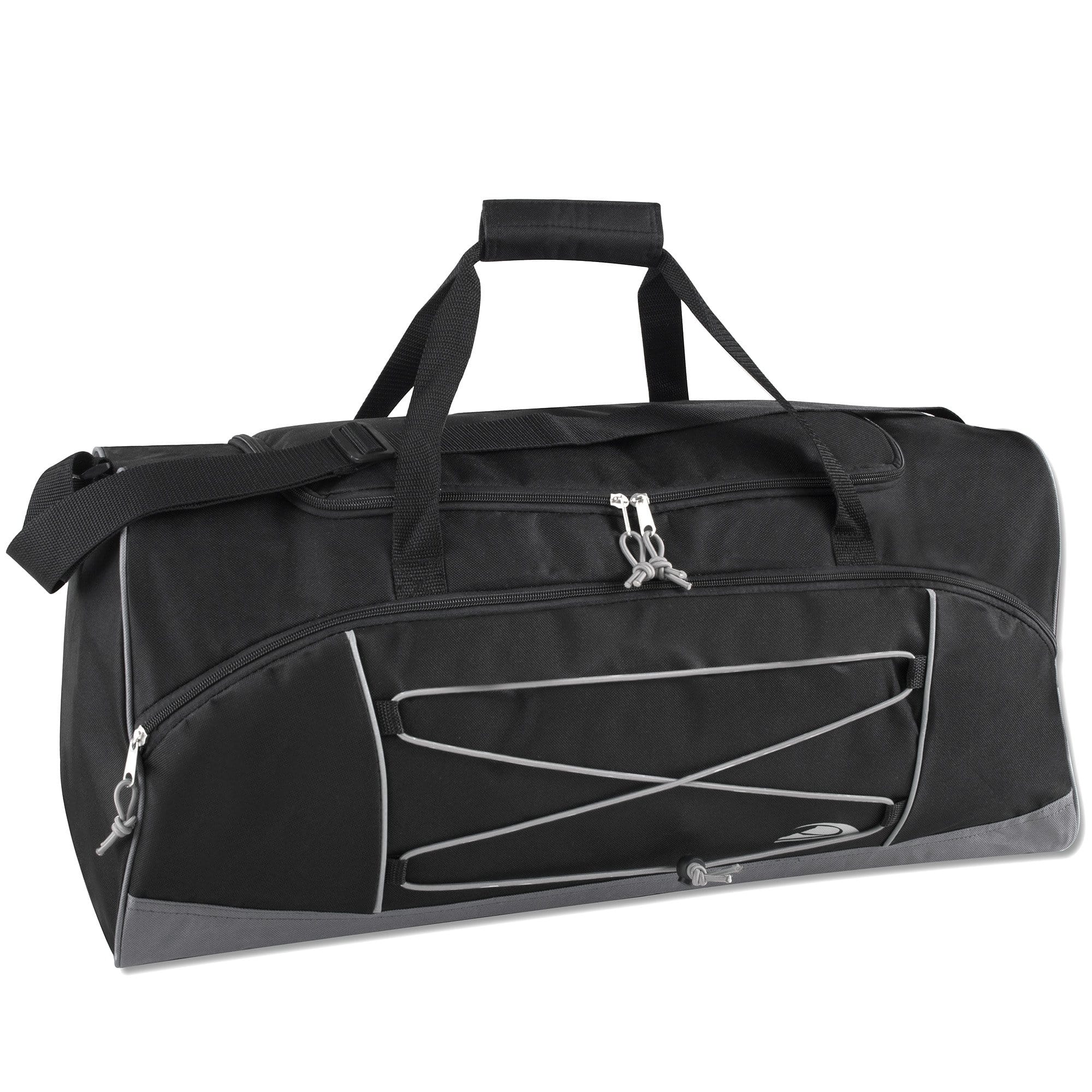 Trailmaker 26 Inch Bungee Duffel Bag - Black - 24 in the Pack