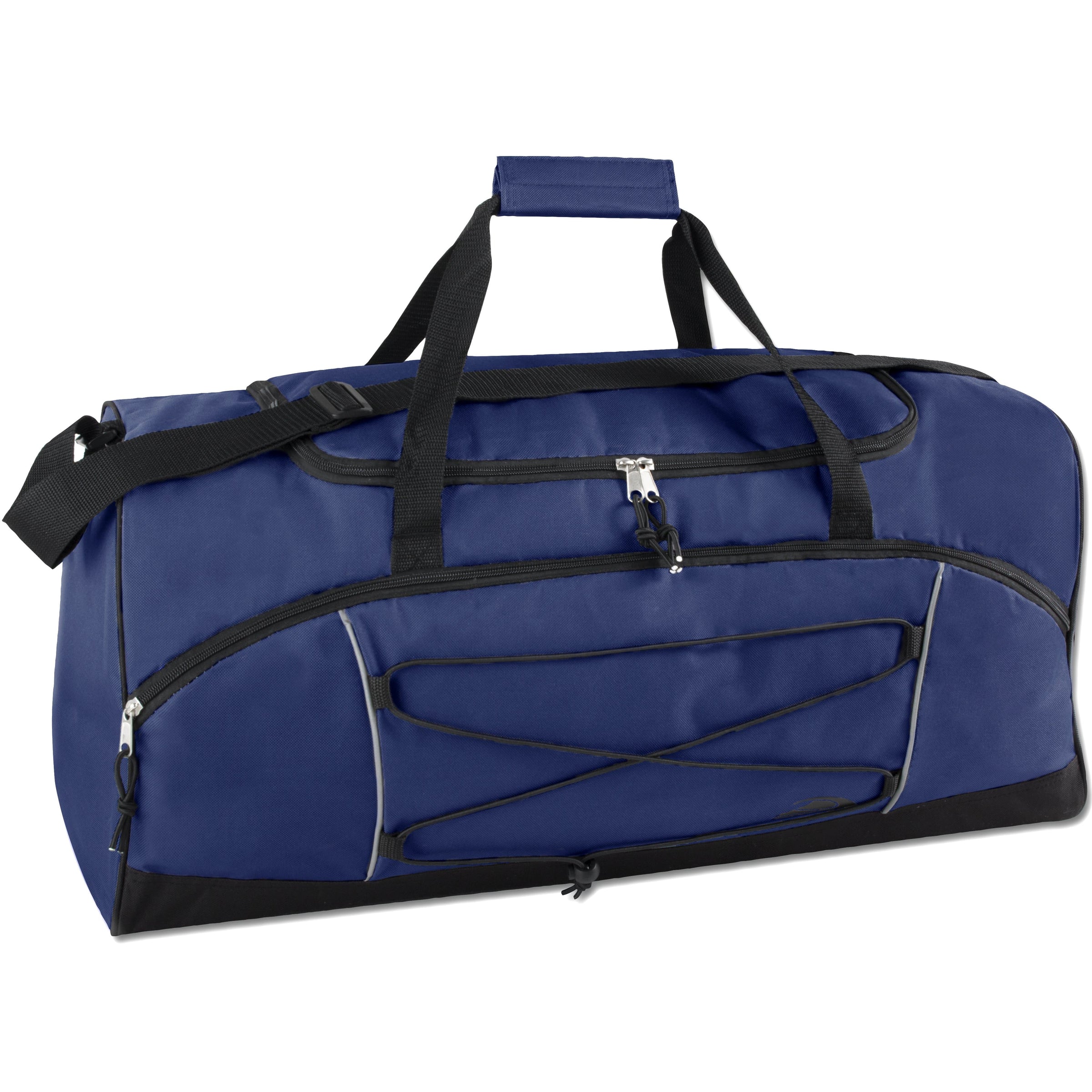 Trailmaker 26 Inch Bungee Duffel Bag - Navy - 24 in the Pack