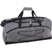 Trailmaker 26 Inch Bungee Duffel Bag - Grey - 24 in the Pack
