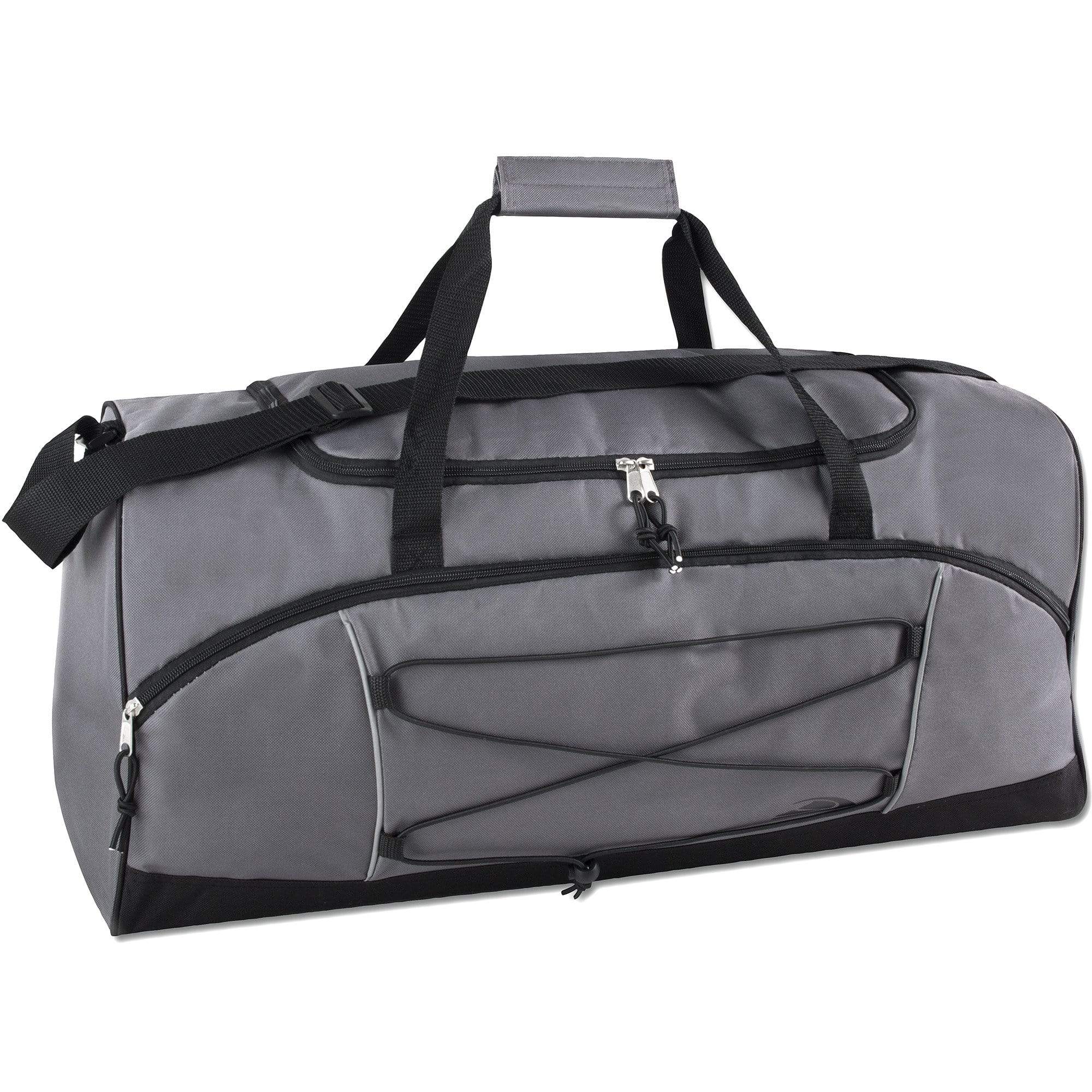 Trailmaker 26 Inch Bungee Duffel Bag - Grey - 24 in the Pack