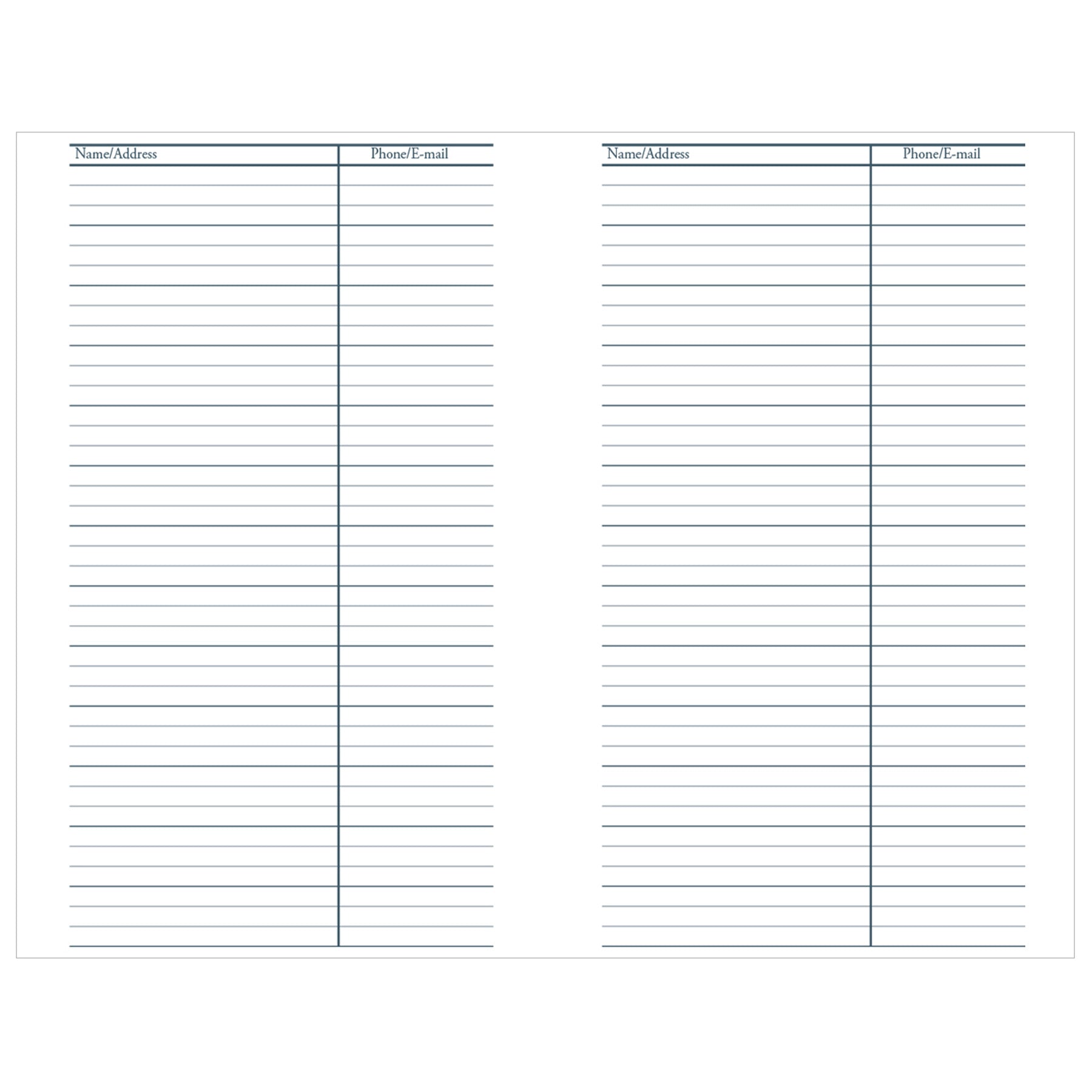 Recycled Daily Academic Calendar Planner Blue Cover