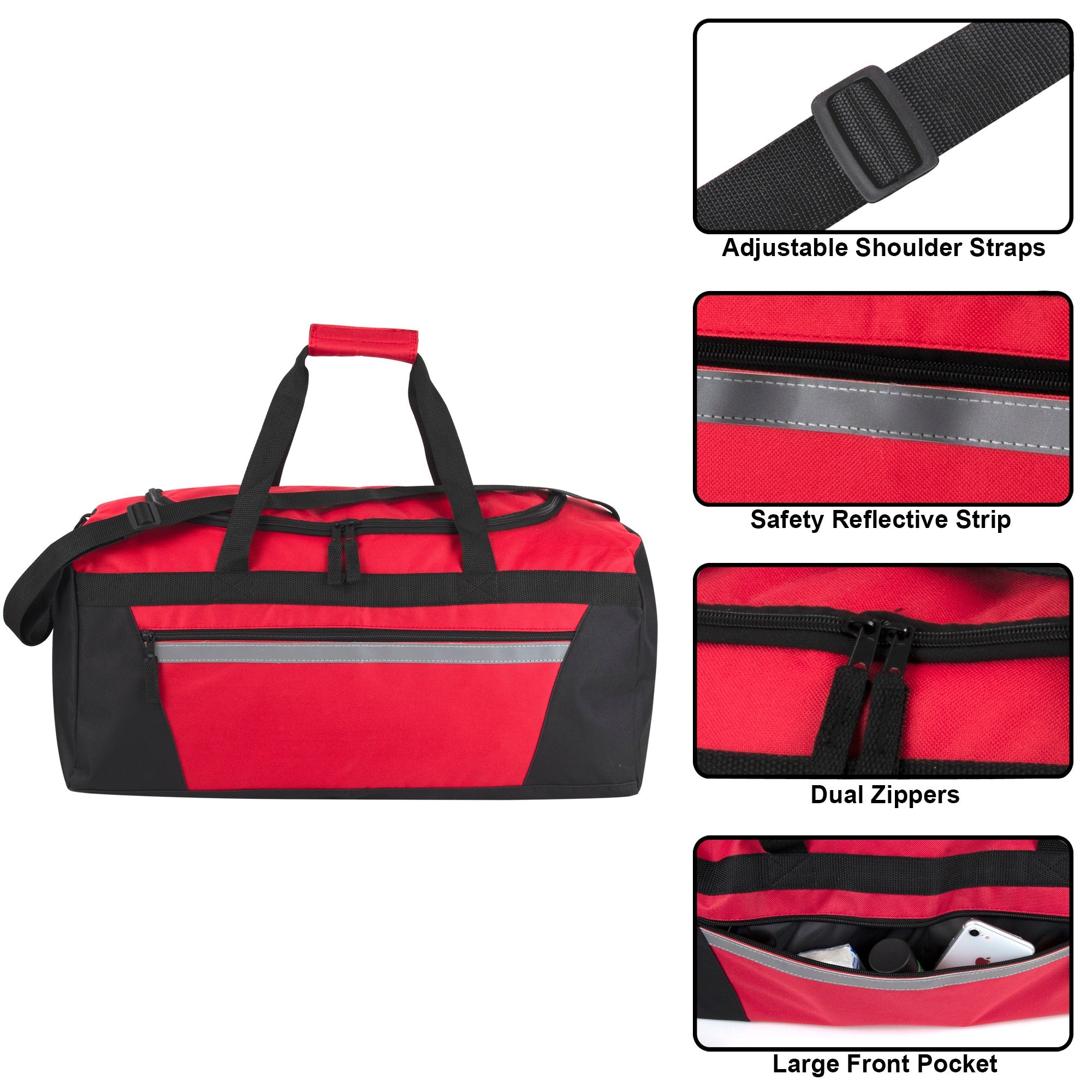 Trailmaker 22 Inch Duffle Bag - Red - 24 in the Pack