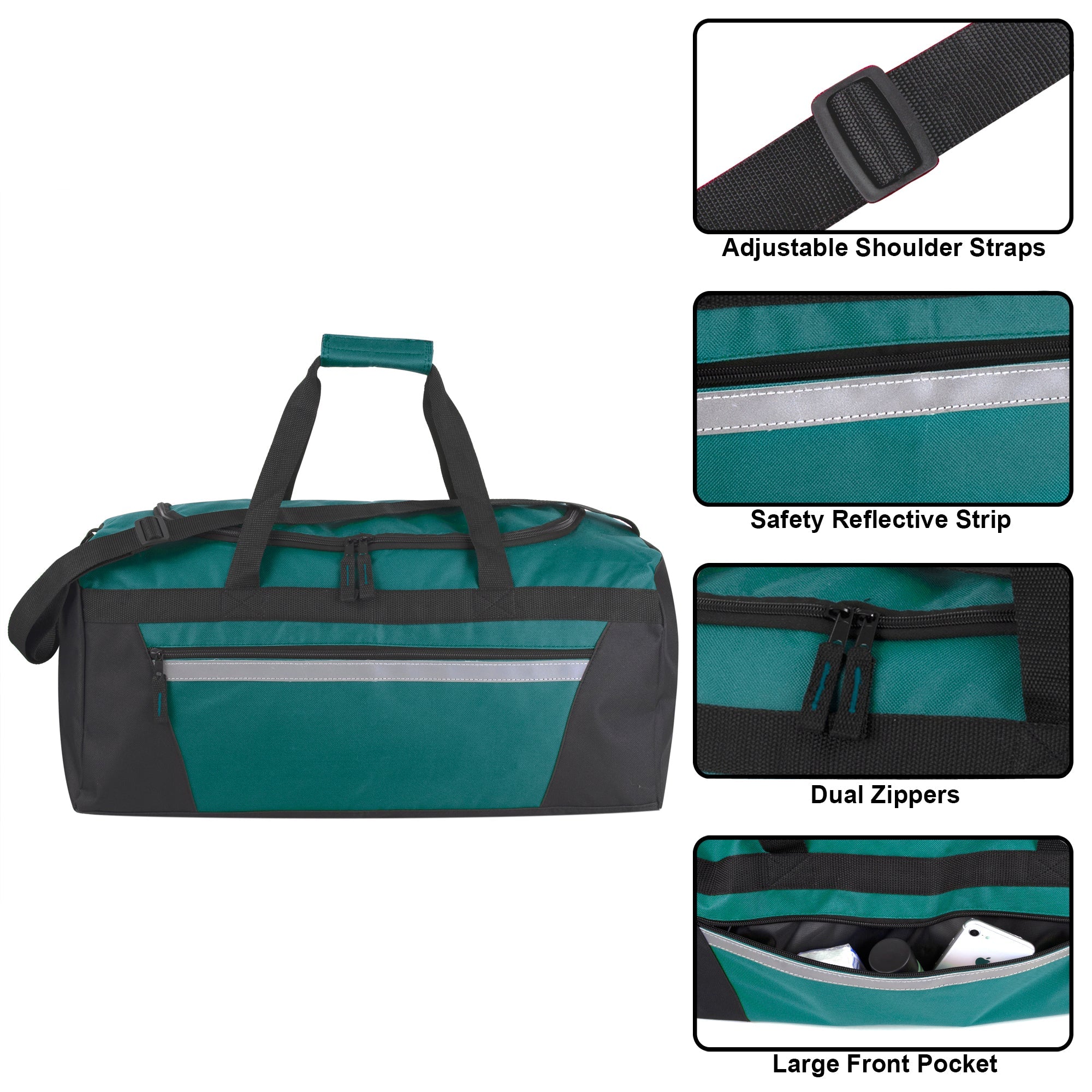 Trailmaker 22 Inch Duffle Bag - Green - 24 in the Pack