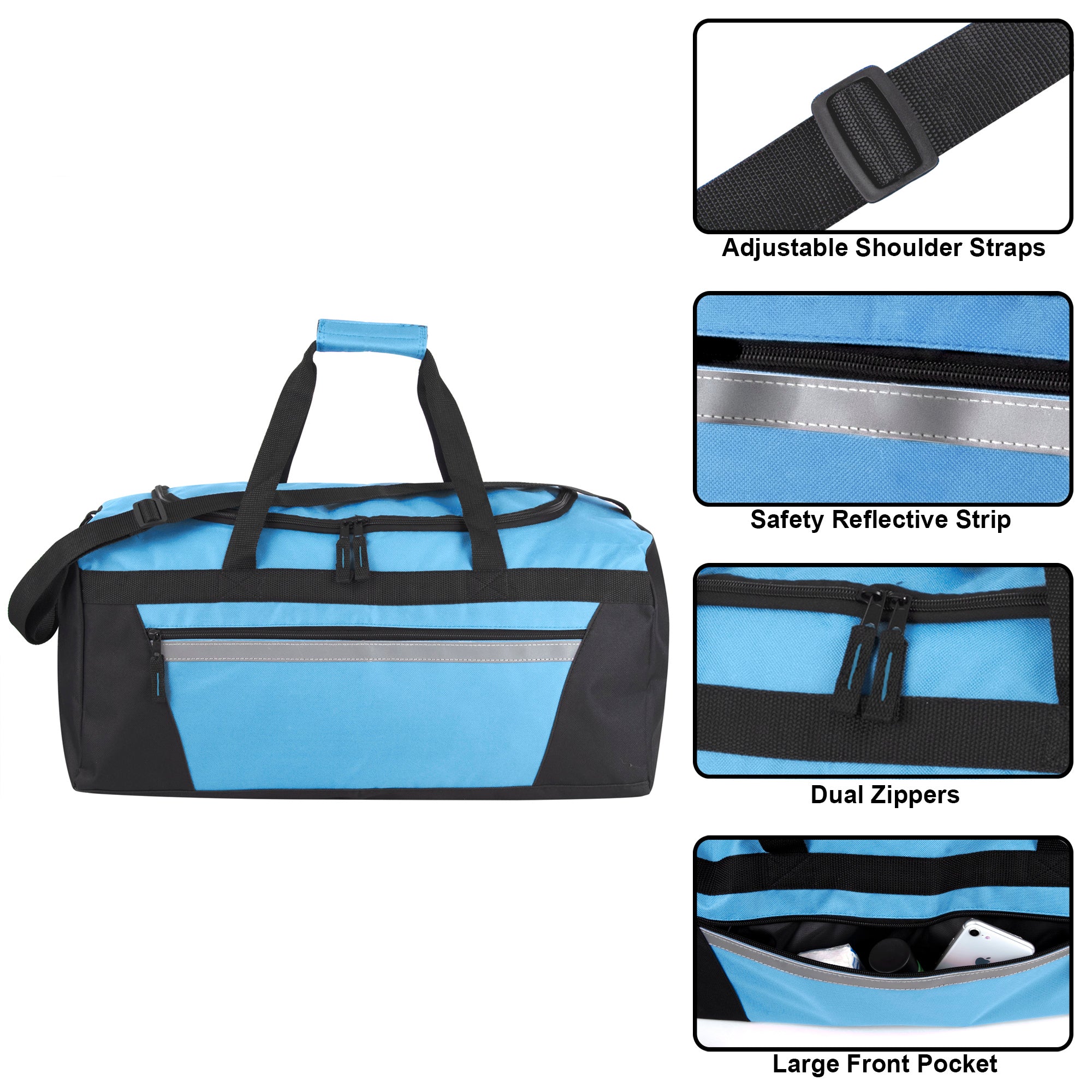 Trailmaker 22 Inch Duffle Bag - Light Blue - 24 in the Pack