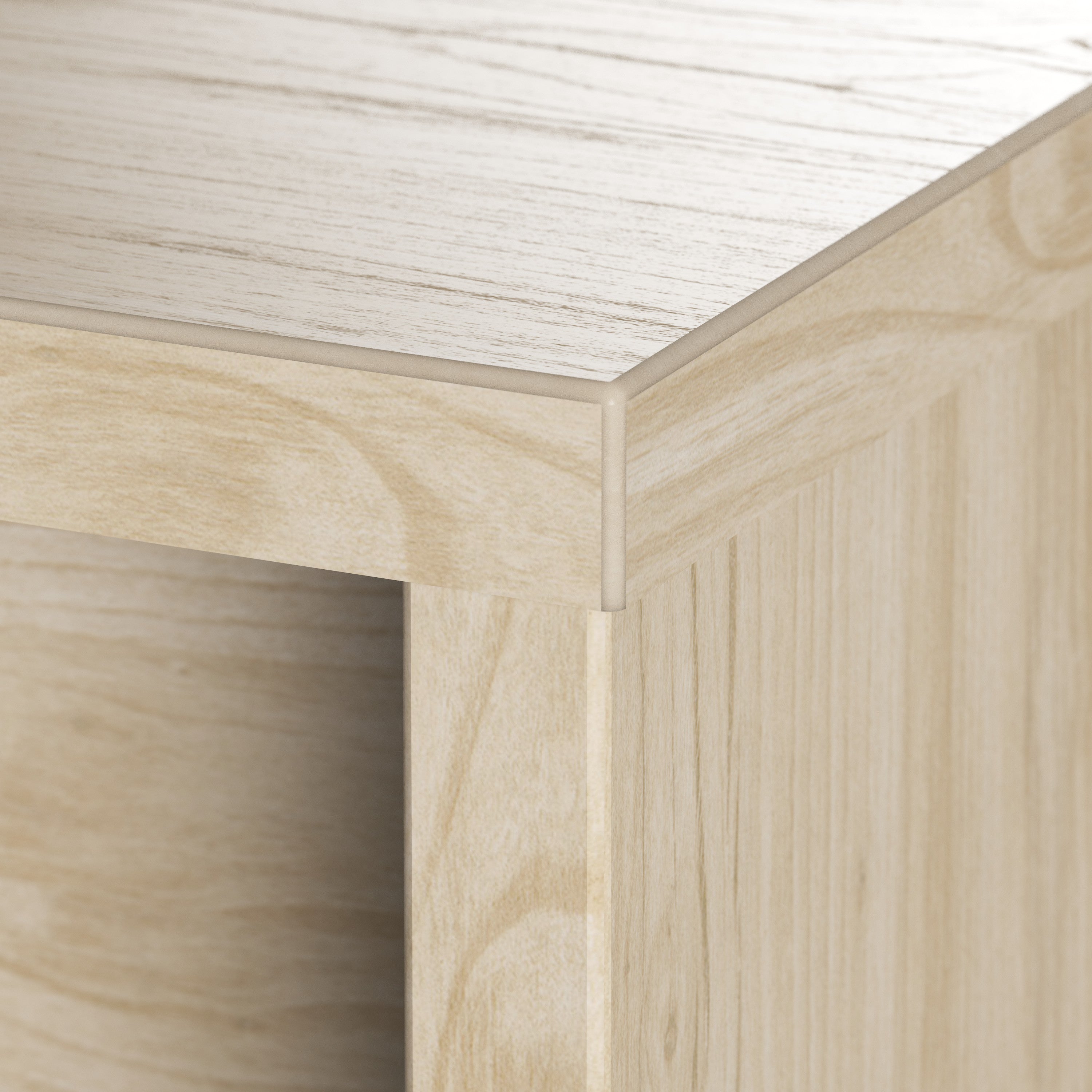 Bush Business Furniture Studio C 72W x 30D Office Desk in Natural Elm - 71.02" Width x 29.37" Depth x 29.84" Height