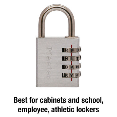 1-9/16in (40mm) Wide Set Your Own WORD Combination Padlock