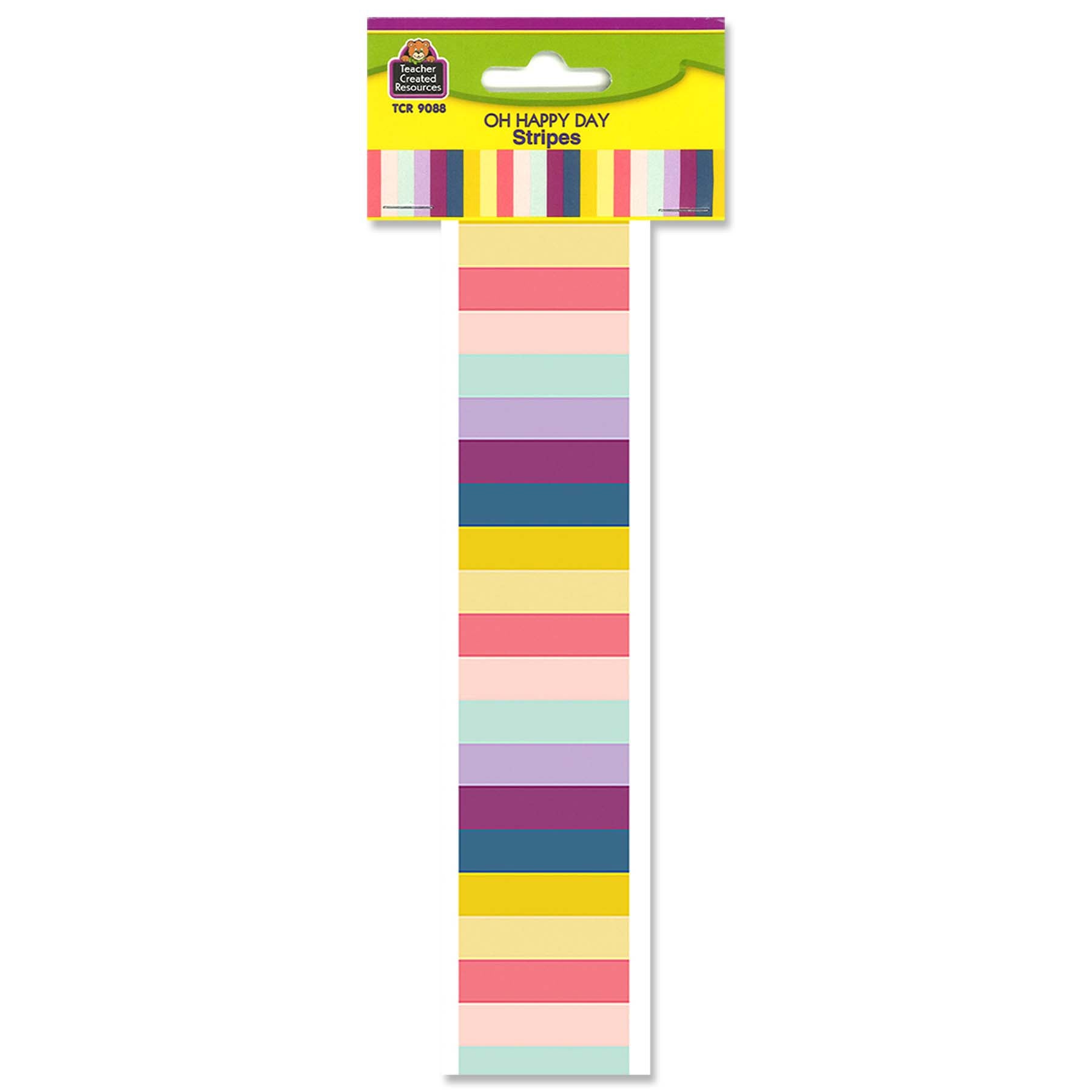 Oh Happy Day Stripes Straight Border Trim, 35 Feet