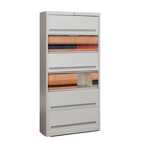 Flip 'N File™ 6 Tier, W/ Doors, 36" W x 75" H