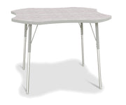 Berries® Four Leaf Activity Table - A-height - Driftwood Gray/Gray/Gray
