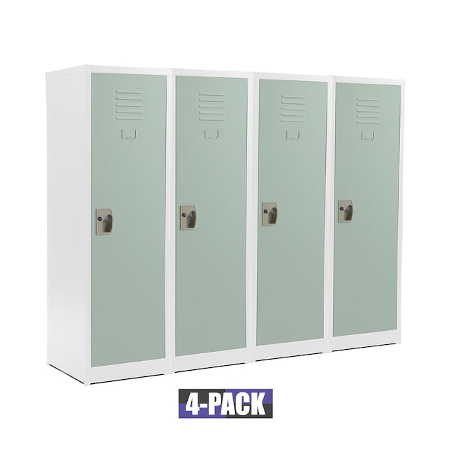 48'' Locker for Kids – Misty Green 4-Pack