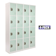 Large 4 Door Locker – Misty Green 4-Pack