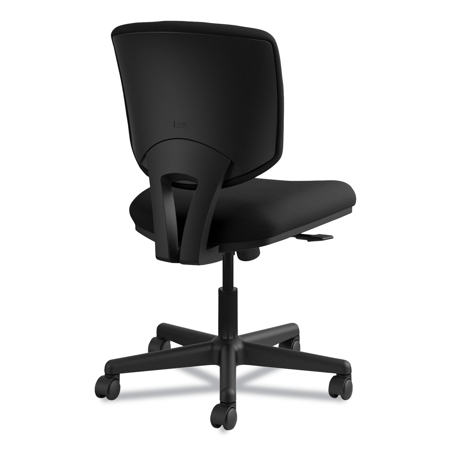 HON Volt Chair - Black Seat Color - Black Back Color - Fabric Back Material - Black Frame Color - Low Back - 5-star Base - Black - 1 Each