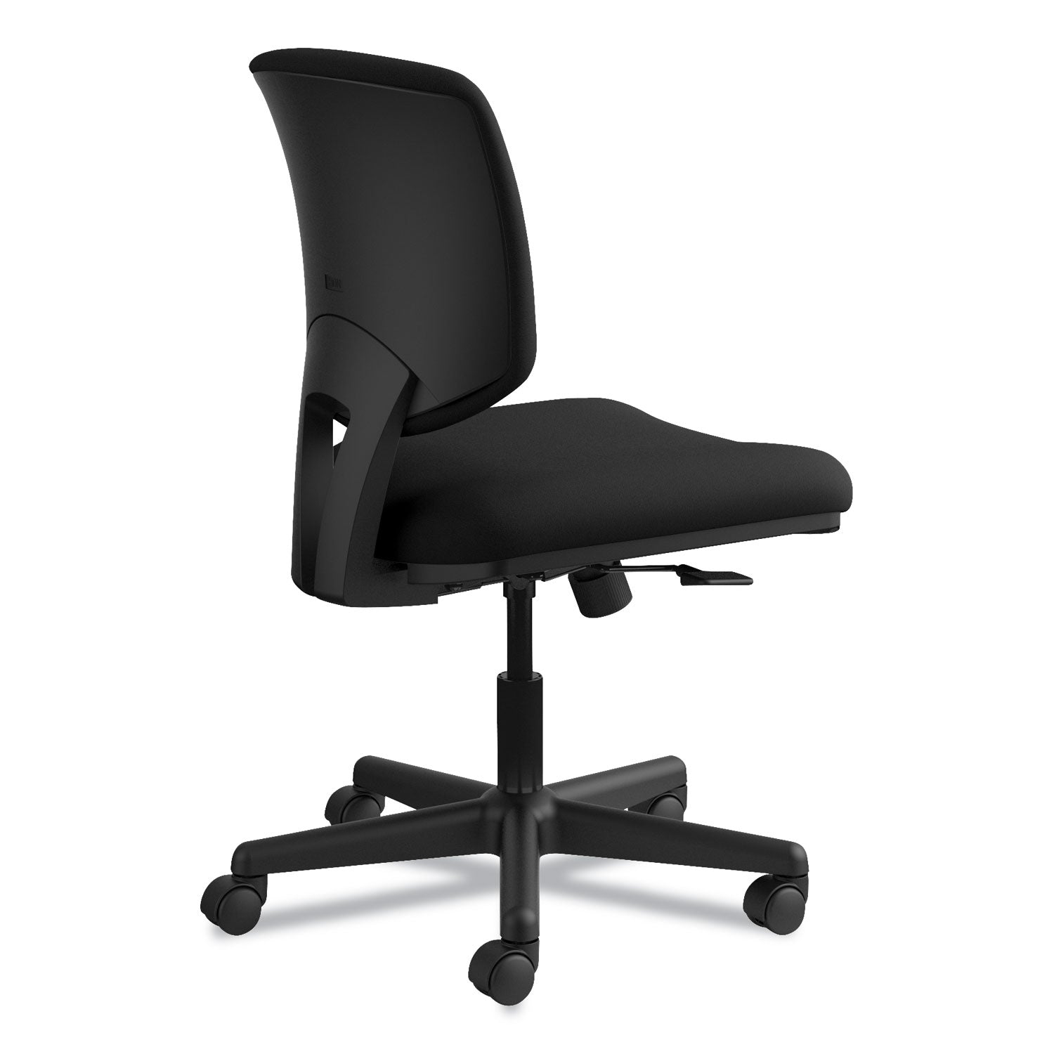 HON Volt Chair - Black Seat Color - Black Back Color - Fabric Back Material - Black Frame Color - Low Back - 5-star Base - Black - 1 Each