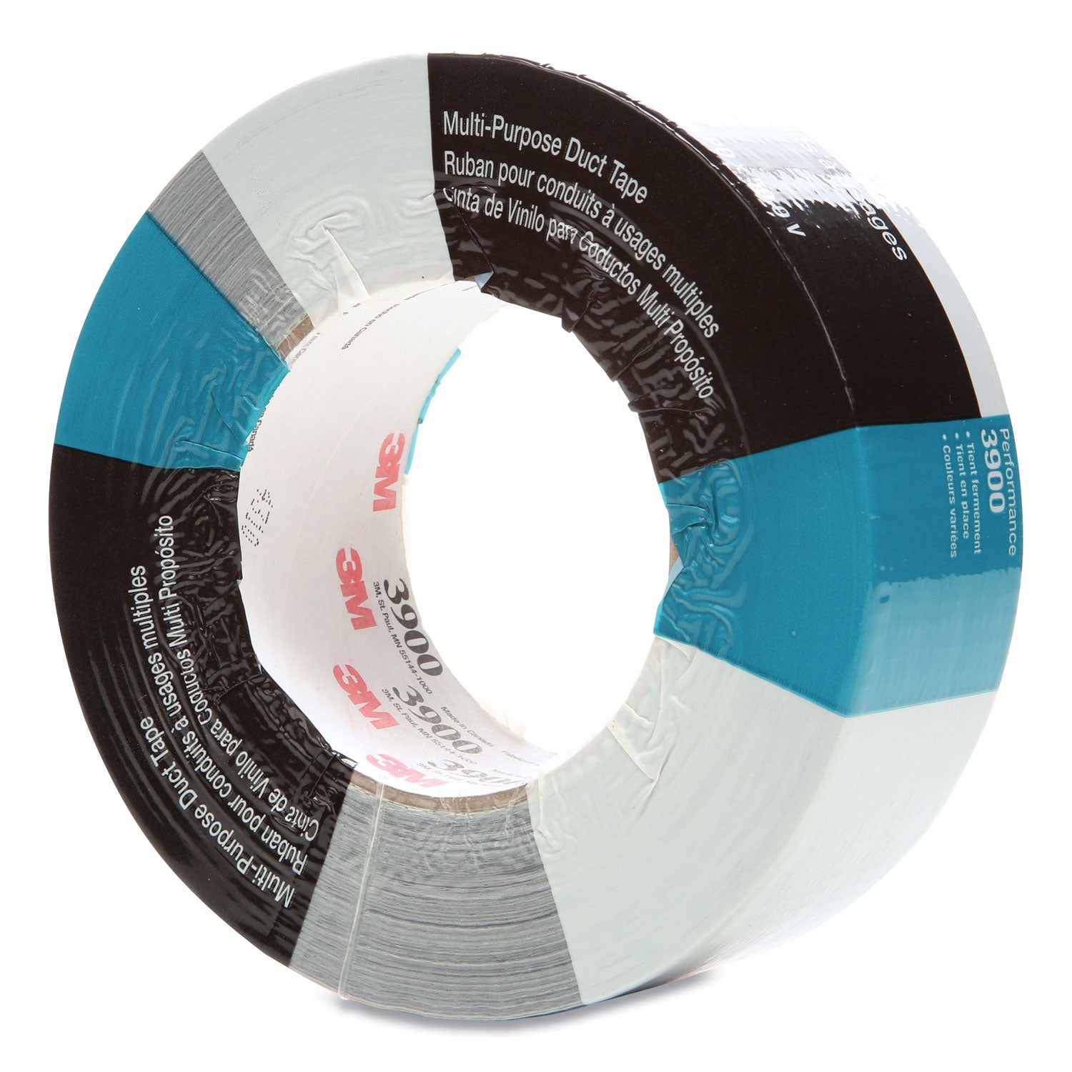 3M Multipurpose Utility-Grade Duct Tape - 60 yd Length x 1.88" Width x 7.6 mil Thickness - 3" Core - Silver - Polyethylene Coated Cloth Backing - For Wrapping, Sealing, Protecting - 1 Roll