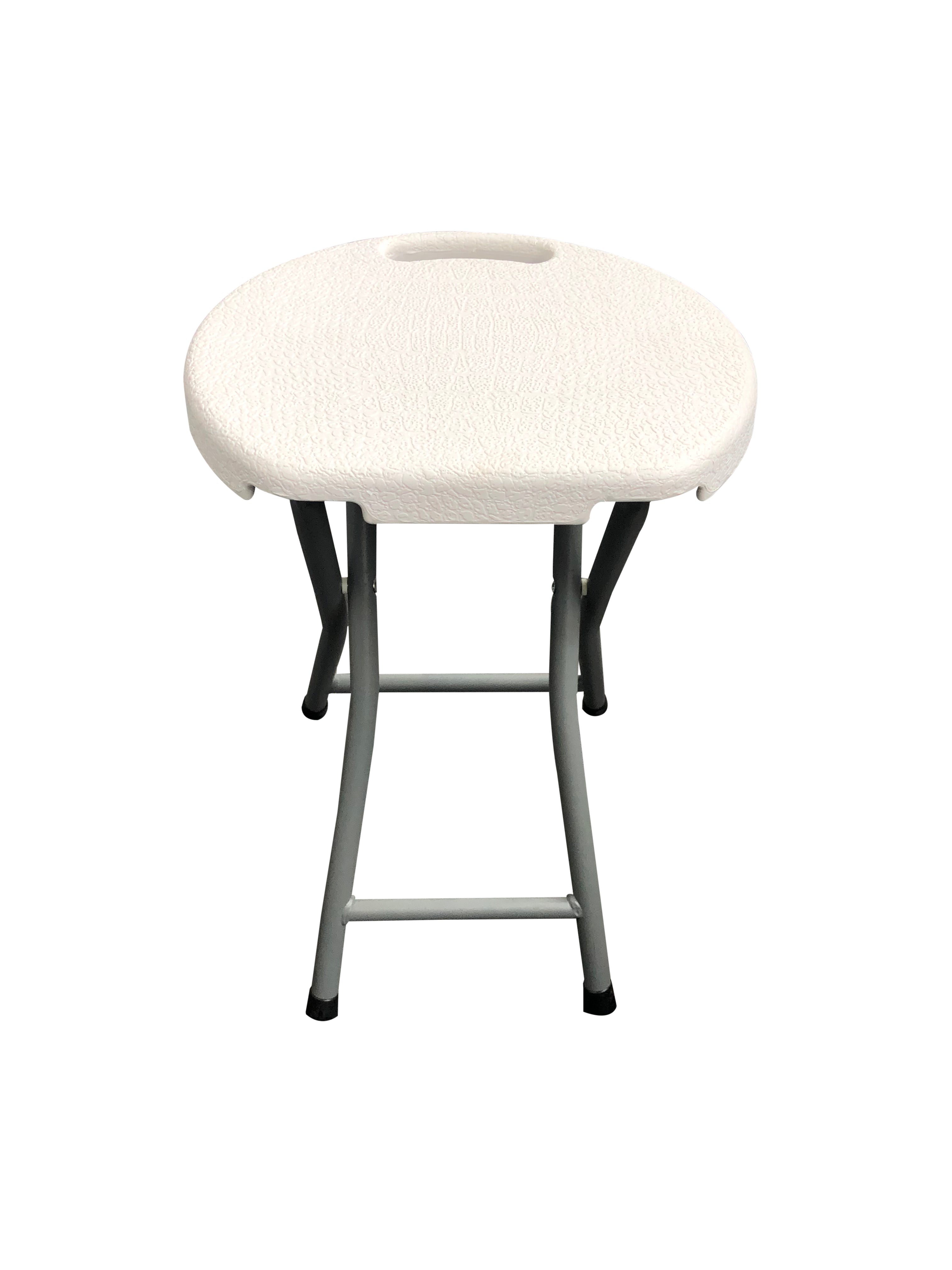 Rough n Ready® 4 Pack Folding Stool, Platinum Granite - 18" H