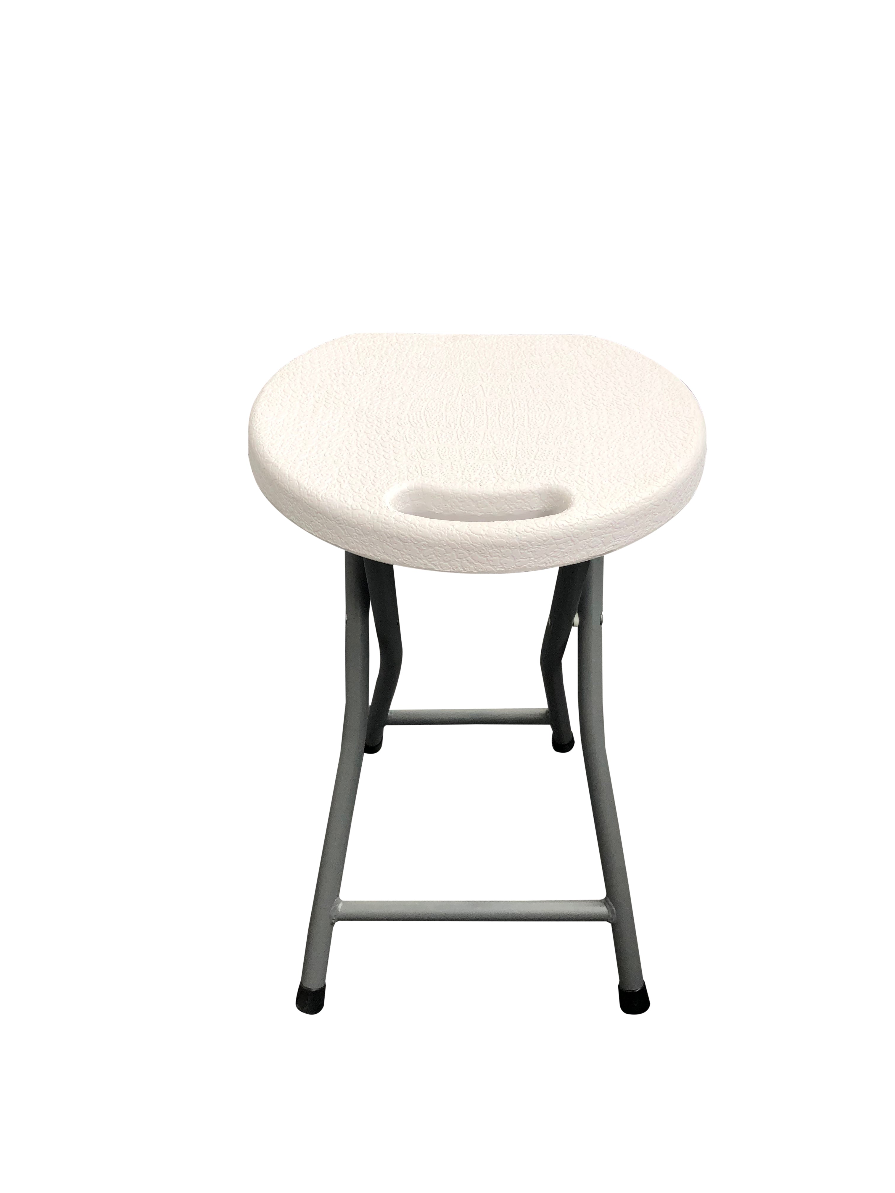 Rough n Ready® 4 Pack Folding Stool, Platinum Granite - 18" H