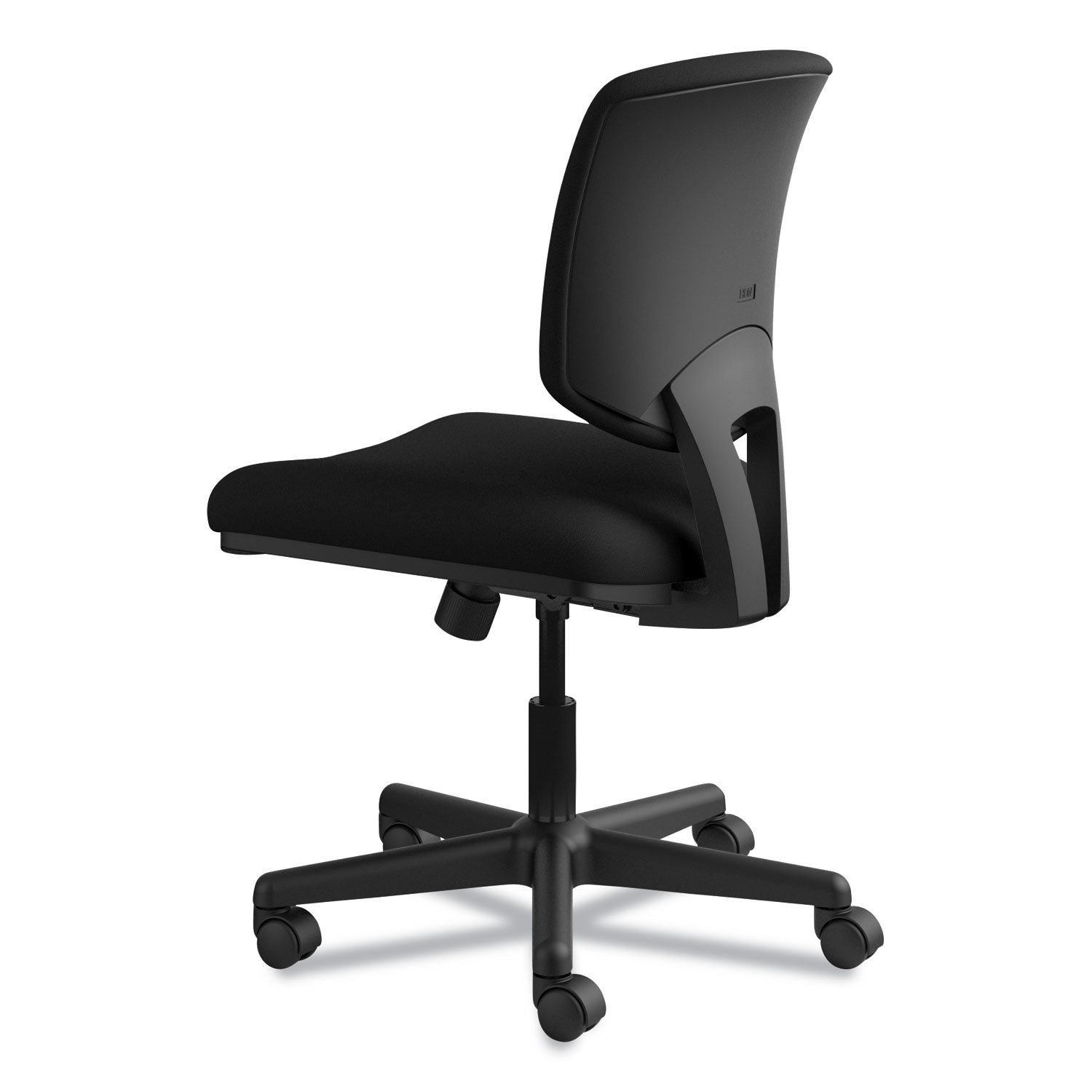 HON Volt Chair - Black Seat Color - Black Back Color - Fabric Back Material - Black Frame Color - Low Back - 5-star Base - Black - 1 Each