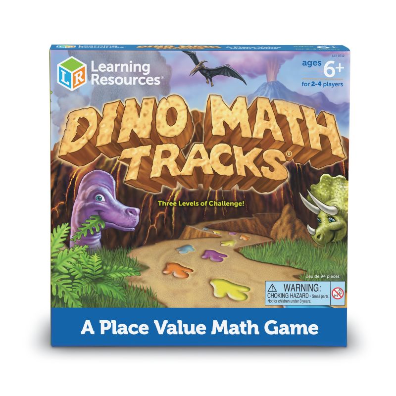 Dino Math Tracks® Place Value Game