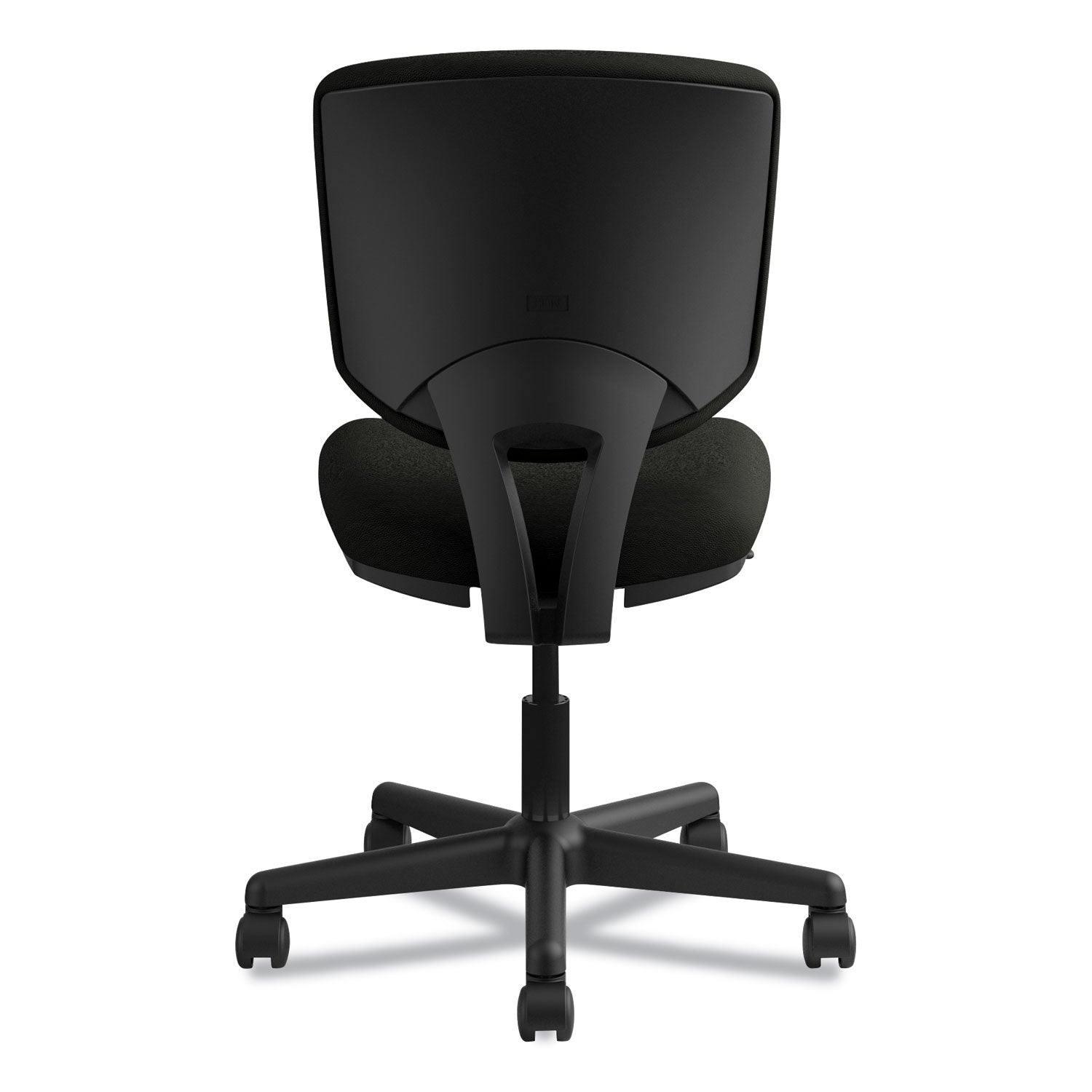 HON Volt Chair - Black Seat Color - Bonded Leather Seat Material - Black Back Color - Bonded Leather Back Material - Black Frame Color - Low Back - 5-star Base - Black - 1 Each