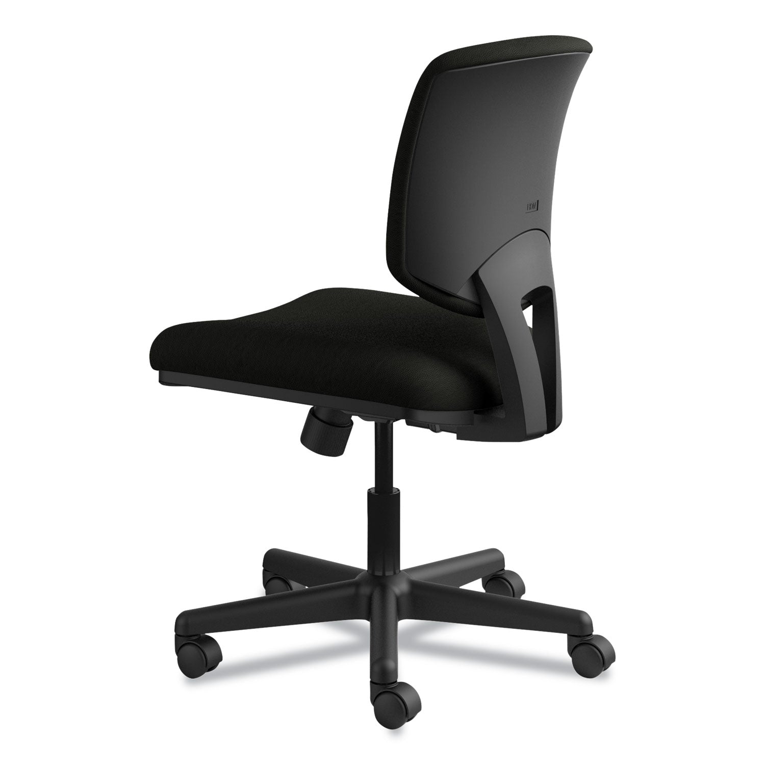 Black Seat Color - Bonded Leather Seat Material - Black Back Color - Bonded Leather Back Material - Black Frame Color - Low Back - 5-star Base - Black - 1 Each