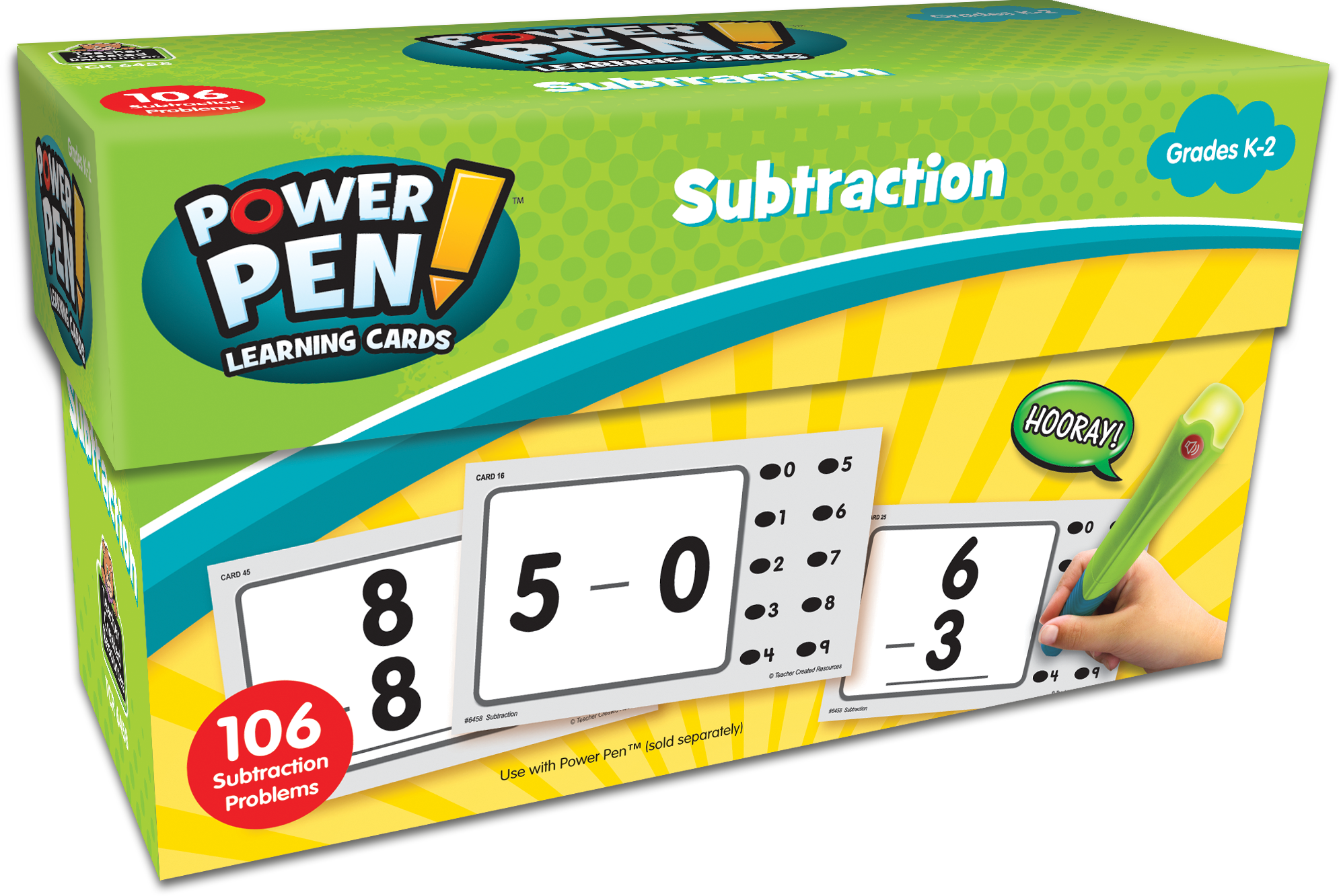 Power Pen® Learning Cards: Subtraction