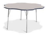 Berries® Six Leaf Activity Table - 60", A-height - Freckled Gray/Navy/Gray