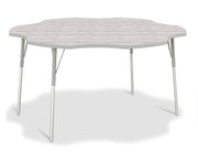 Berries® Six Leaf Activity Table - A-height - Driftwood Gray/Gray/Gray