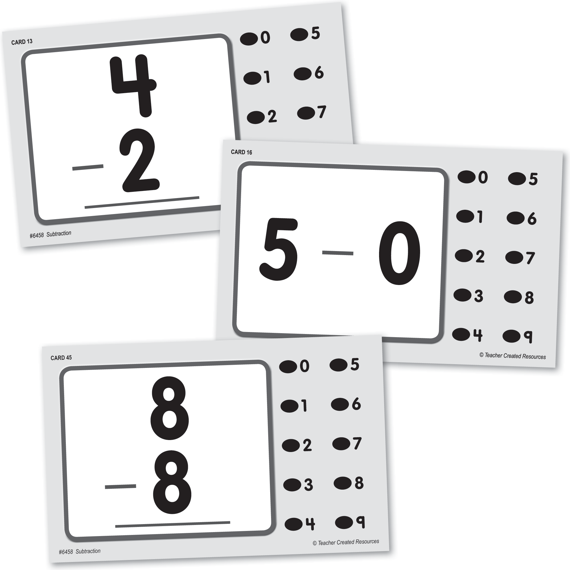 Power Pen® Learning Cards: Subtraction