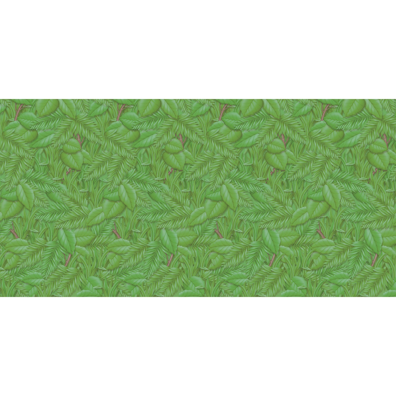 Bulletin Board Art Paper, Tropical Foliage, 48" x 50', 1 Roll
