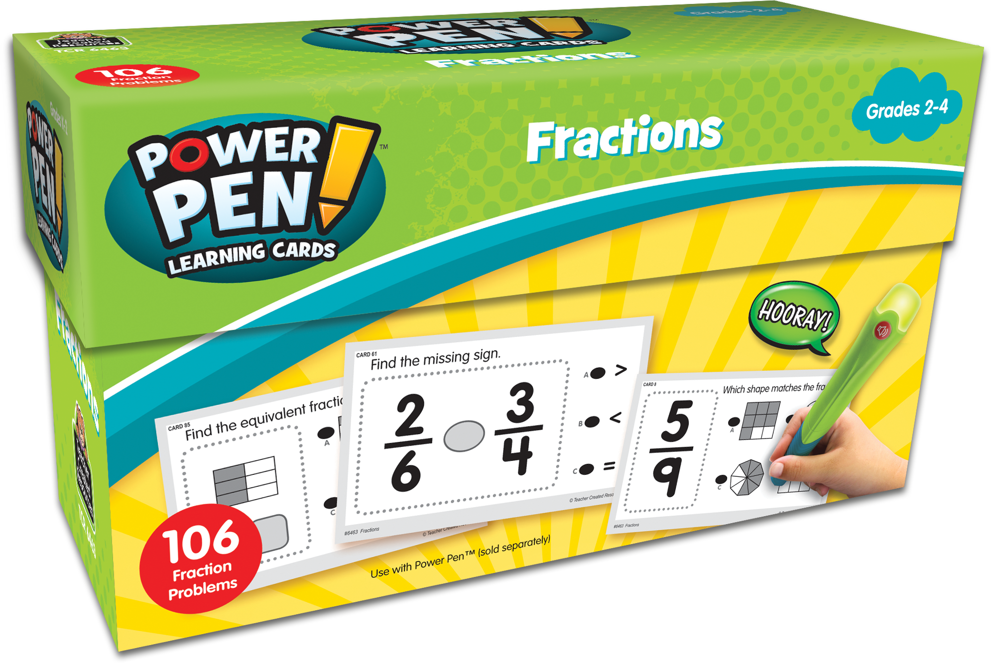 Power Pen® Learning Cards: Fractions