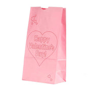Paper Bags Size #4 - 25 Pink Bags