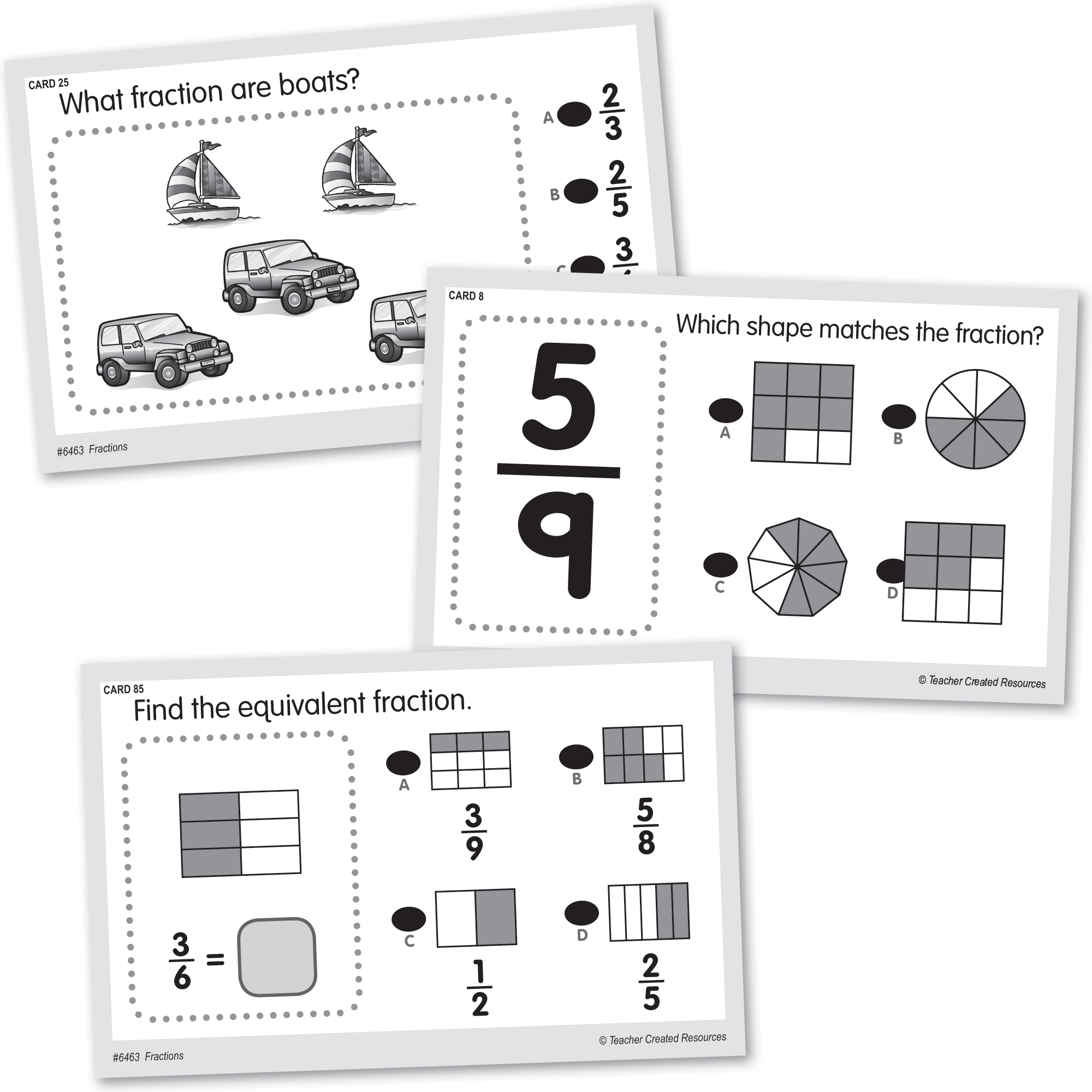 Power Pen® Learning Cards: Fractions