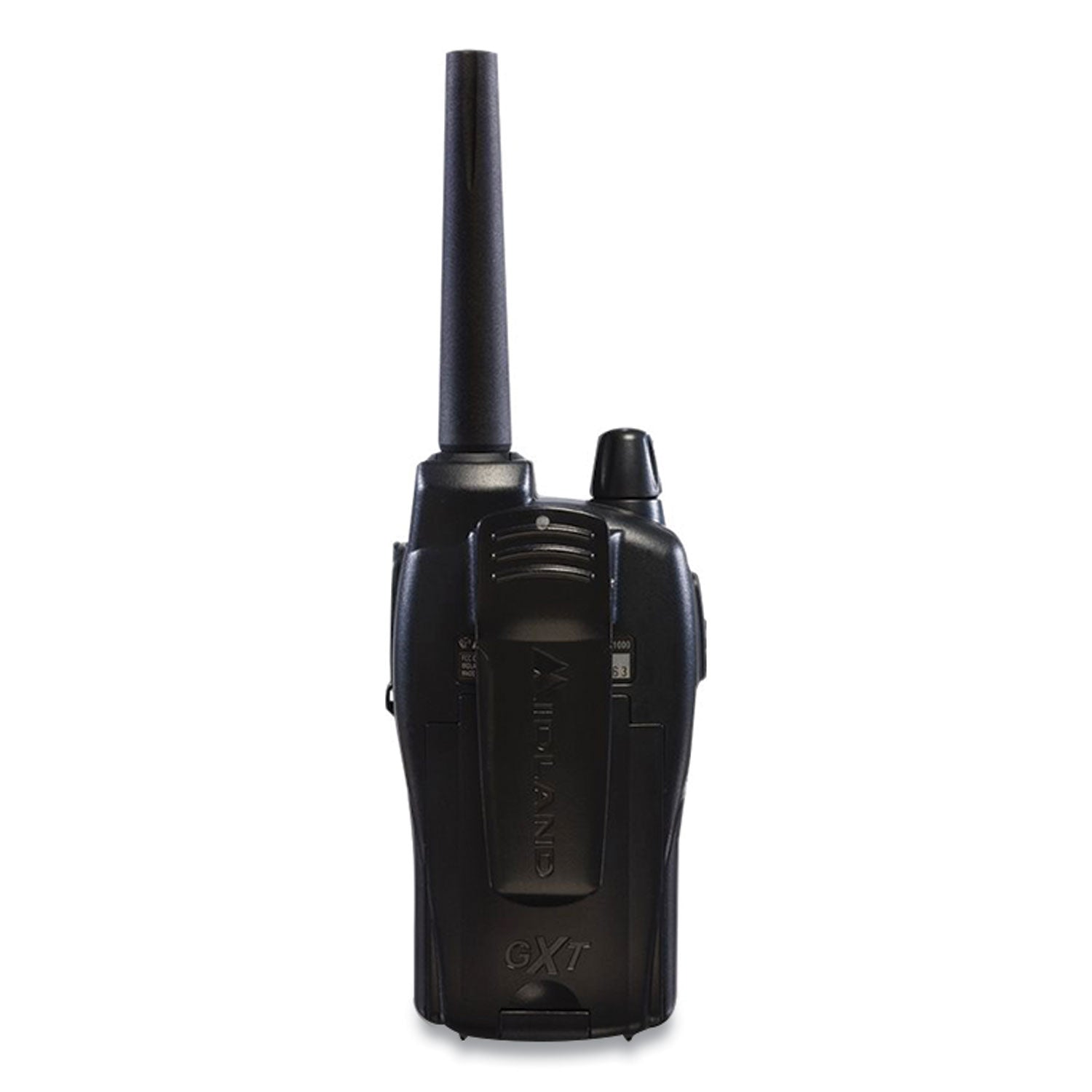 50 Radio Channels - 22 GMRS - Upto 158400 ft - Auto Squelch, Hands-free, Keypad Lock, Silent Operation - Alkaline - Black, Silver - 1 Each