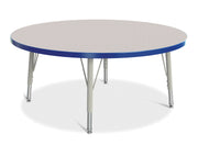Berries® Round Activity Table - 42" Diameter, E-height - Freckled Gray/Blue/Gray