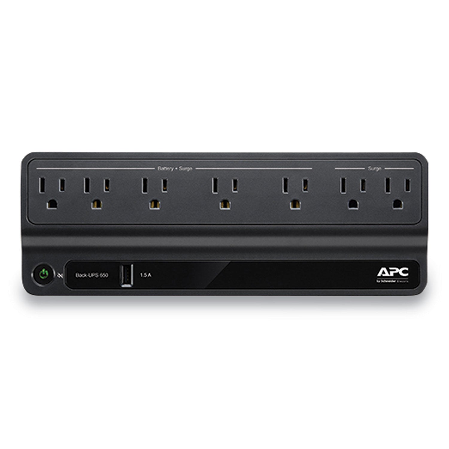 Bn650M1 Back-Ups 650 Va Battery Backup System, 7 Outlets, 650 Va, 490 J